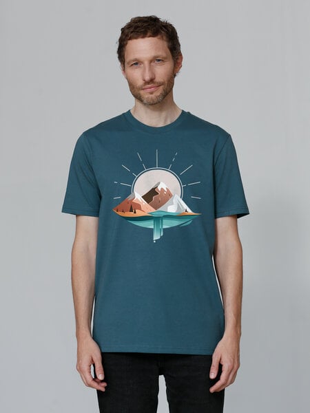 watapparel T-Shirt Unisex Sunrise & Lake von watapparel