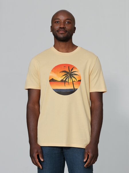 watapparel T-Shirt Unisex Sunset on palm beach von watapparel