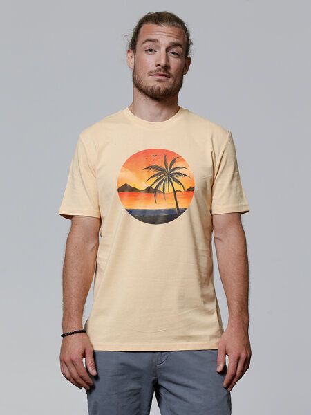 watapparel T-Shirt Unisex Sunset on palm beach von watapparel
