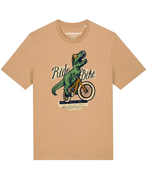 watapparel T-Shirt Unisex T-Rex Fahrrad von watapparel
