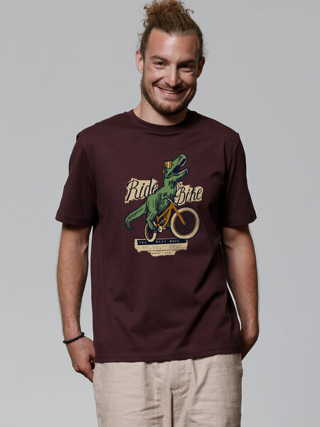 watapparel T-Shirt Unisex T-Rex Fahrrad von watapparel