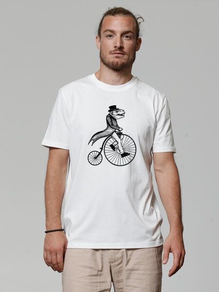 watapparel T-Shirt Unisex T-Rex auf Fahrrad watapparel T-Shirt Unisex T-Rex auf Fahrrad von watapparel