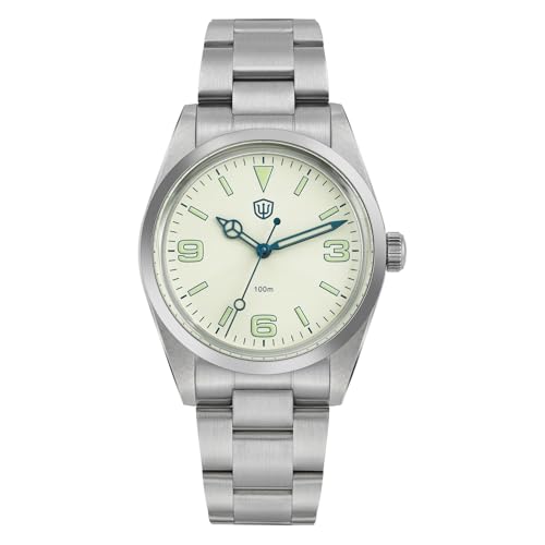 watchdives WD1016 VH31 Quarzuhr Herrenuhr, 37 mm Zifferblatt, Edelstahl-Armbanduhr, Leuchtend, Wasserdicht Bis 100 m watchdives WD1016 VH31 Quarzuhr Herrenuhr, 37 mm Zifferblatt, Edelstahl-Armbanduhr, Leuchtend, Wasserdicht Bis 100 m von watchdives