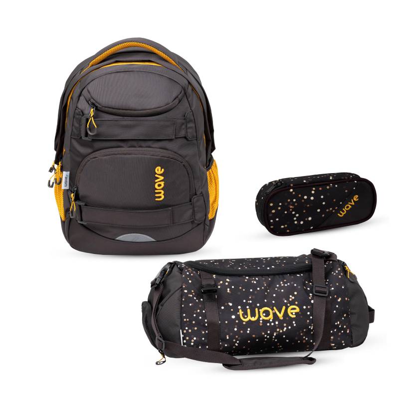 wave - Wave Wave Infinity Move Schulrucksack Set 3 tlg. Sand Koffer24 von wave