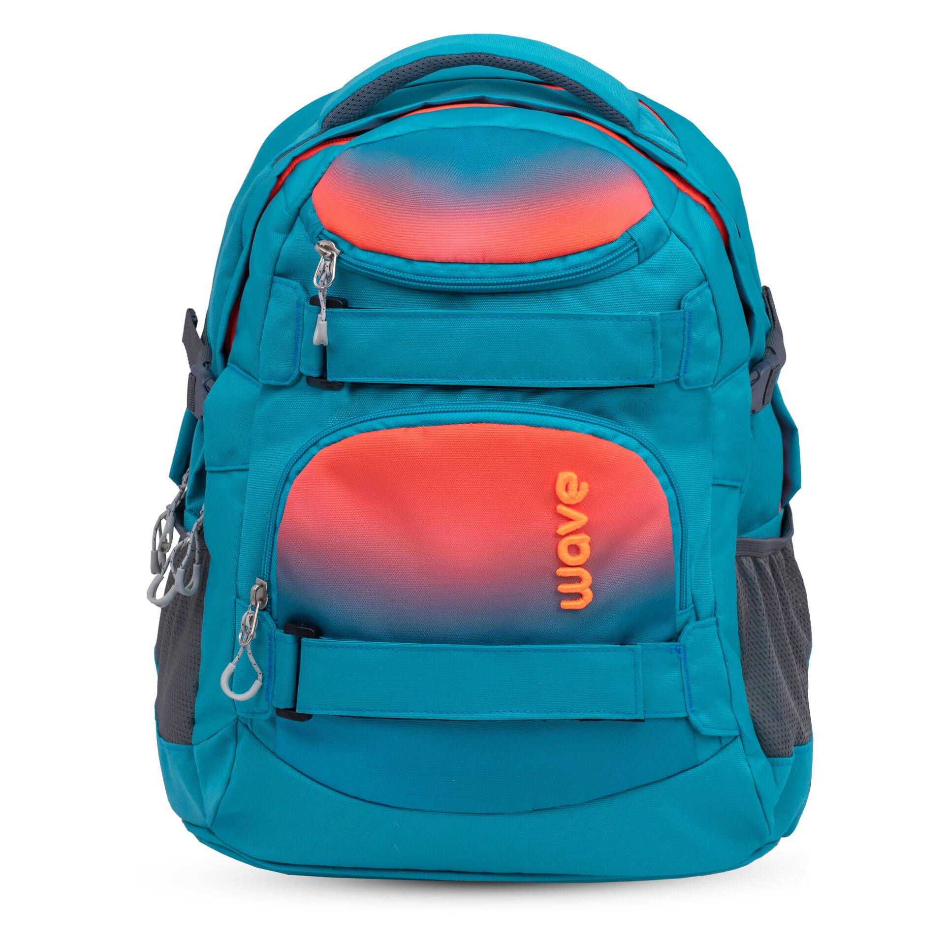 wave - Wave Wave Infinity Schulrucksack - Ombre Neon Orange and Bluebird Koffer24 von wave