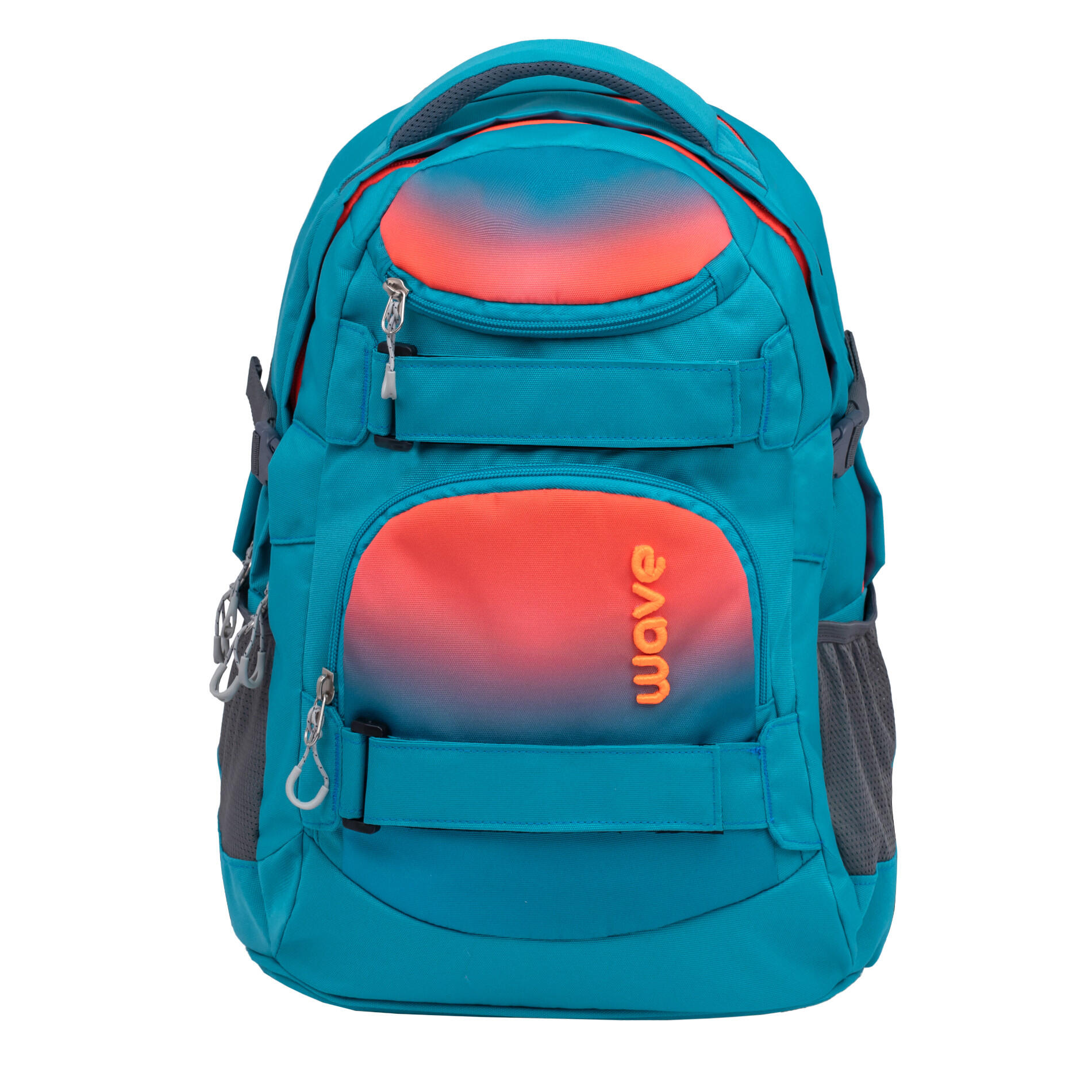 wave - Wave Wave Infinity Schulrucksack Set 2 tlg. - Ombre Neon Orange and Bluebird Koffer24 von wave