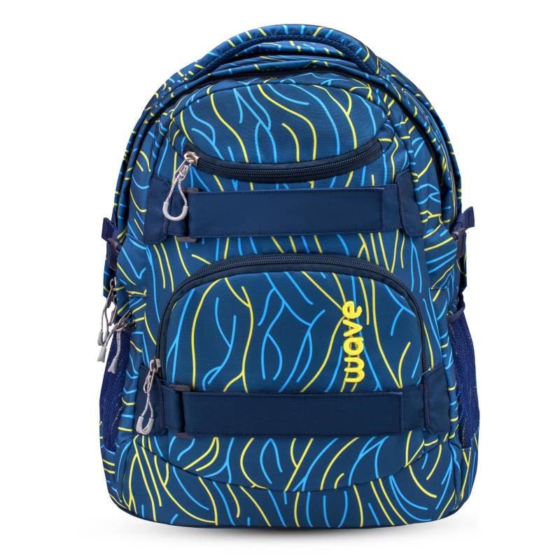 wave - Wave Wave Infinity Schulrucksack - Yellow Lines Koffer24 von wave