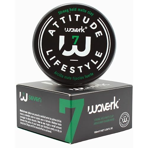 Haarwachs für Herren - Matter Ton Mit Starker Fixierung 100ml - Verleiht Dem Haar Textur und Volumen - Ohne es zu Beschweren - frischer Duft - Professionelles Produkt von waverk