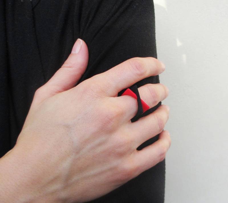 Rot-Schwarzer Blinker von wayfordesign