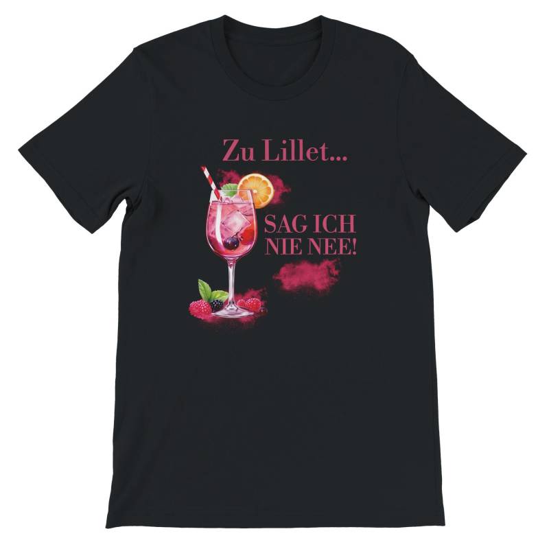 Zu Lillet Sag Ich Nie Nee T-Shirt | Lustiges Spruchshirt Damen & Herren Party, Sommer, Geschenkidee, Cocktail Shirt von wearlinear