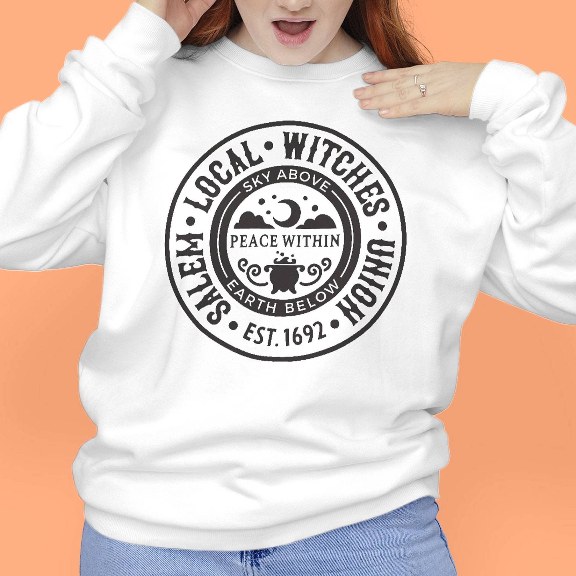 Salem Local Witches Union Sweatshirt Salem Local Witches Union Sweatshirt von weartrends