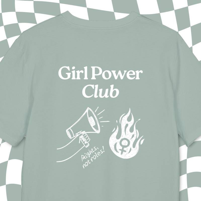 T Shirt Spruch | T-Shirt "Girl Power Club" Print Feminismus Gleichberechtigung Women Rights Empowerment von wearyourprintciple