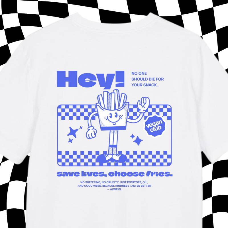 Vegan Shirt | Pizza T Statement Damen Herren Print Kleidung Demonstration Veganer von wearyourprintciple