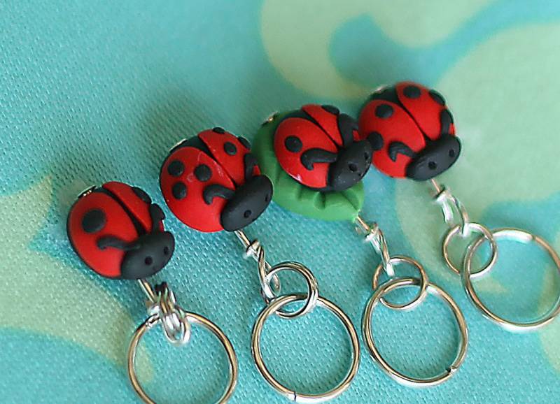Ladybug Maschenmarkierer | 4Er Set von weeones