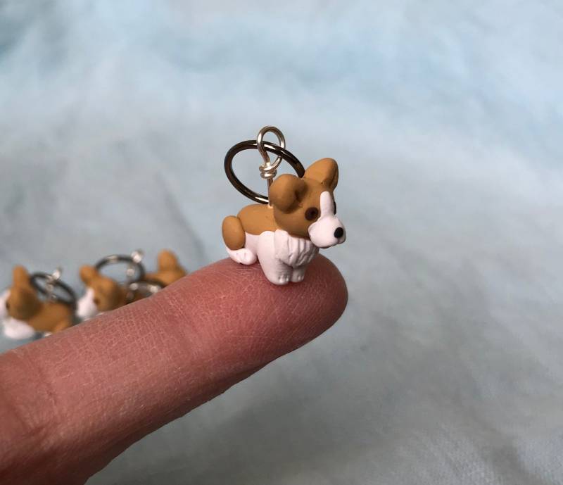 Pembroke Corgis Maschenmarkierer - 4Er Set von weeones