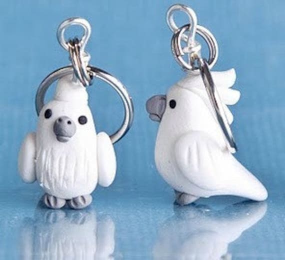 Regenschirm Kakadu Maschenmarkierer | 4 Stück von weeones