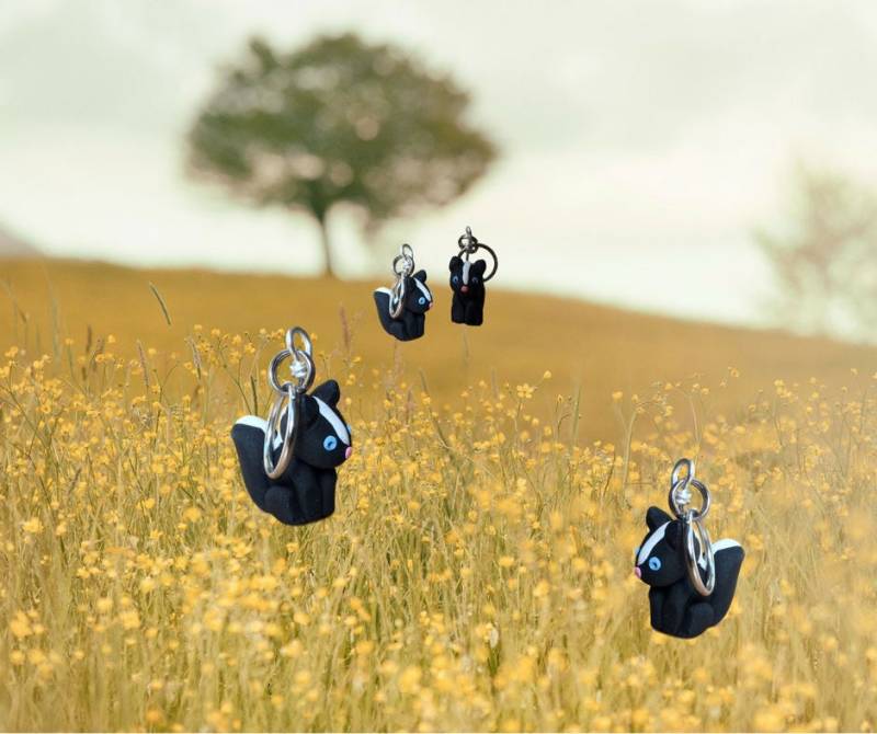 strang Maschenmarkierer Aus Polymer Clay | Surfeit Von 4 Miniaturen Modellierten Accessoires von weeones