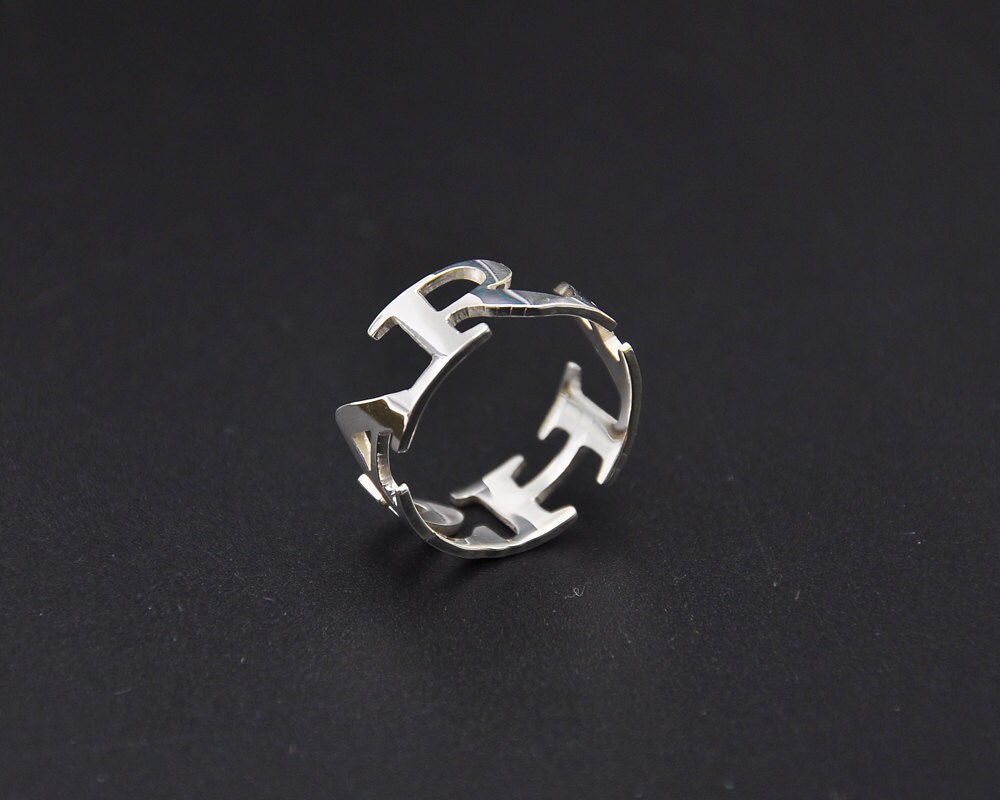 Personalisierter Anfangswickel, 925Er Massivsilber-Namensring, Großbuchstabenring Ausgeschnitten, Benutzerdefinierter Namensring, Weihnachtsgeschenk Personalisierter Anfangswickel, 925Er Massivsilber-Namensring, Großbuchstabenring Ausgeschnitten, Benutzerdefinierter Namensring, Weihnachtsgeschenk von weimeiOrnaments