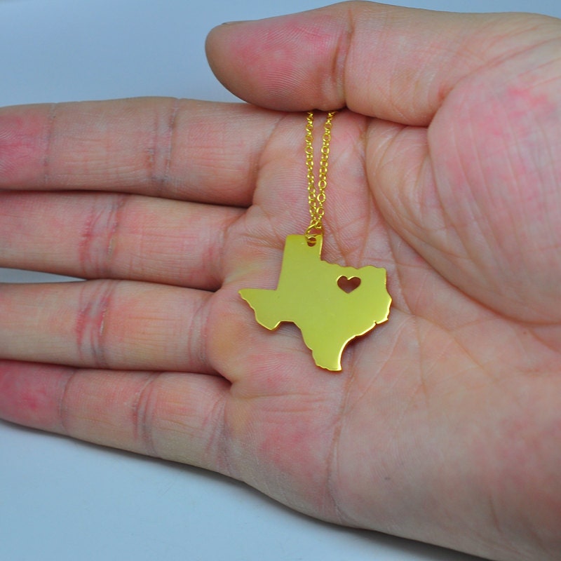 Texas Tx Zustand Halskette, Ich Herz Karte Benutzerdefinierte Pendent, Personalisierten Schmuck, Liebe Herzen Jahrestagsgeschenk Texas Tx Zustand Halskette, Ich Herz Karte Benutzerdefinierte Pendent, Personalisierten Schmuck, Liebe Herzen Jahrestagsgeschenk von weimeiOrnaments