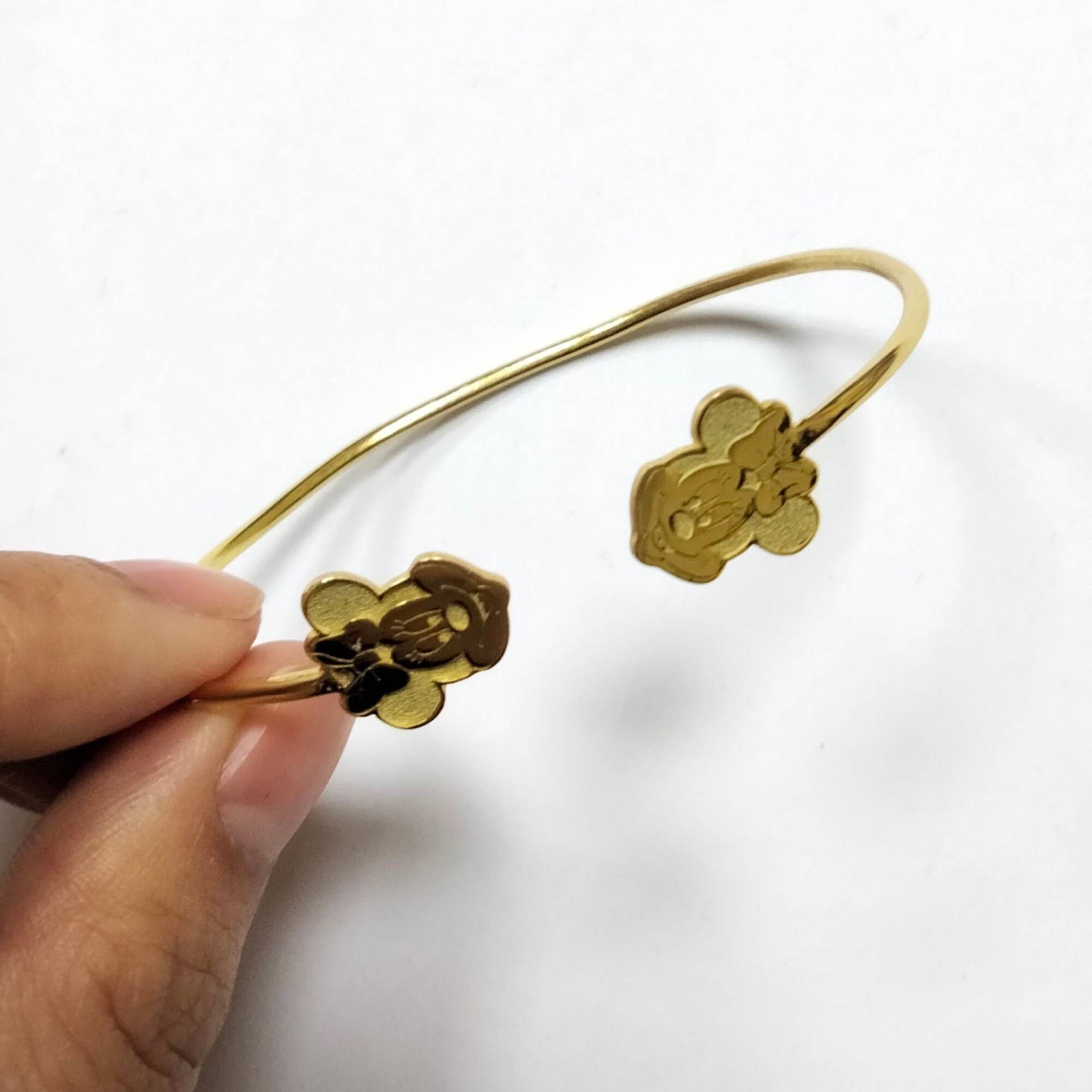 Verstelle Baby Armband Personalisiert Gold, Kinder Cartoon Charakter Benutzerdefinierte Armreifen, Manschetten Armreif Personalisiert Für Kinder von weimeiOrnaments