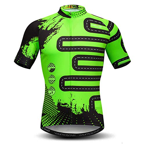 Radtrikot Herren Kurzarm Kariertes Fahrradtrikot für Männer Rennrad Trikot Sommer Fahrrad Shirt Buntes Mountainbike Radfahren Trikot Atmungsaktive Radsport Bekleidung CD8 Radtrikot Herren Kurzarm Kariertes Fahrradtrikot für Männer Rennrad Trikot Sommer Fahrrad Shirt Buntes Mountainbike Radfahren Trikot Atmungsaktive Radsport Bekleidung CD8 von weimostar
