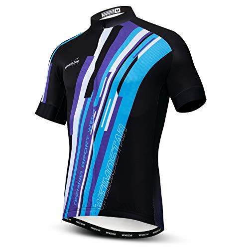 Radtrikot für Herren Sommer Shirt Bike Tops Outdoor Sport Rennbekleidung MTB Sommer Sweatshirt Gr. X-Large, 26 von Weimostar