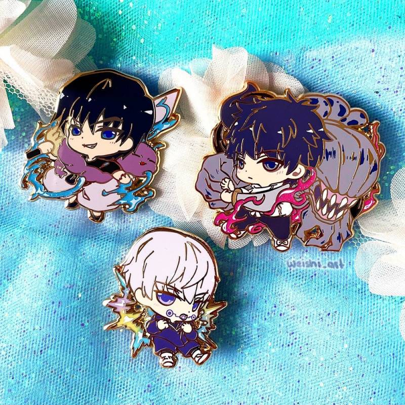 Curse Anime Enamel Pin von weishiart