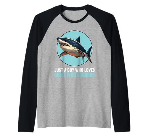 Herren weiße Haie weißer Hai Raglan Herren weiße Haie weißer Hai Raglan von weiße Haie weißer Hai Tier Shop