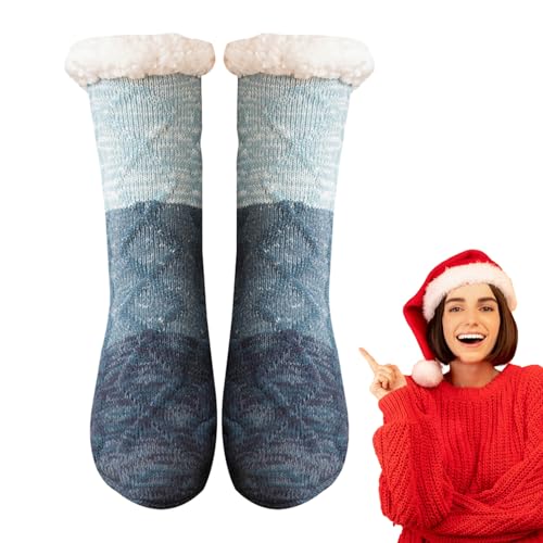 Fuzzy-Bodensocken,Bodensocken für den Innenbereich - Winter-Kuschelsocken für Damen | Bequeme flauschige Schlafsocken, rutschfest, atmungsaktiv, für Kinder, Männer, Geschenke für schwangere Weiting von weiting