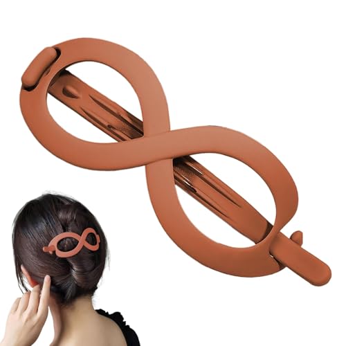 Libellenspange 8er Form, Haarnadeln Starke Langlebige Pins Für Feines, Dickes & Langes Haar, Französische Ovale Haarspangen Für Frauen, Haarstyling Zubehör von WEITING