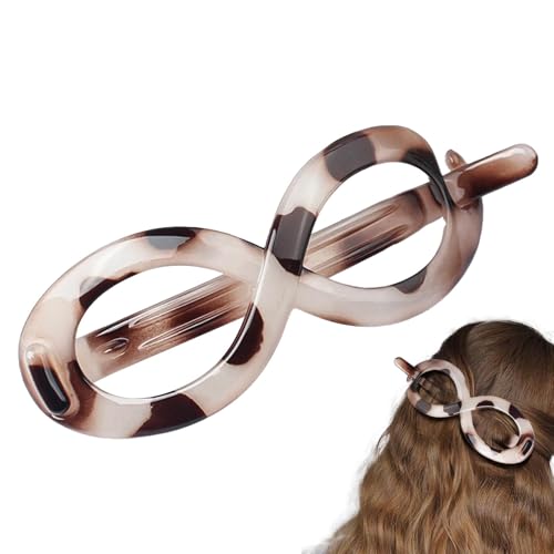 Libellenspange Französische Haarspangen, 8er Form Haarnadeln Mit Rutschfeste Griffe Für Feines, Dickes & Langes Haar, Flache Tousle-Haarspangen Für Frauen, Haarstyling Zubehör von weiting
