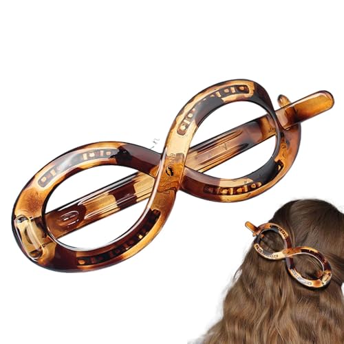 Libellenspange Französische Haarspangen, 8er Form Haarnadeln Mit Rutschfeste Griffe Für Feines, Dickes & Langes Haar, Flache Tousle-Haarspangen Für Frauen, Haarstyling Zubehör von WEITING