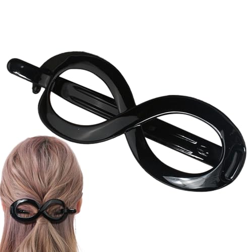 Libellenspange Französische Haarspangen, 8er Form Haarnadeln Mit Rutschfeste Griffe Für Feines, Dickes & Langes Haar, Flache Tousle-Haarspangen Für Frauen, Haarstyling Zubehör von WEITING
