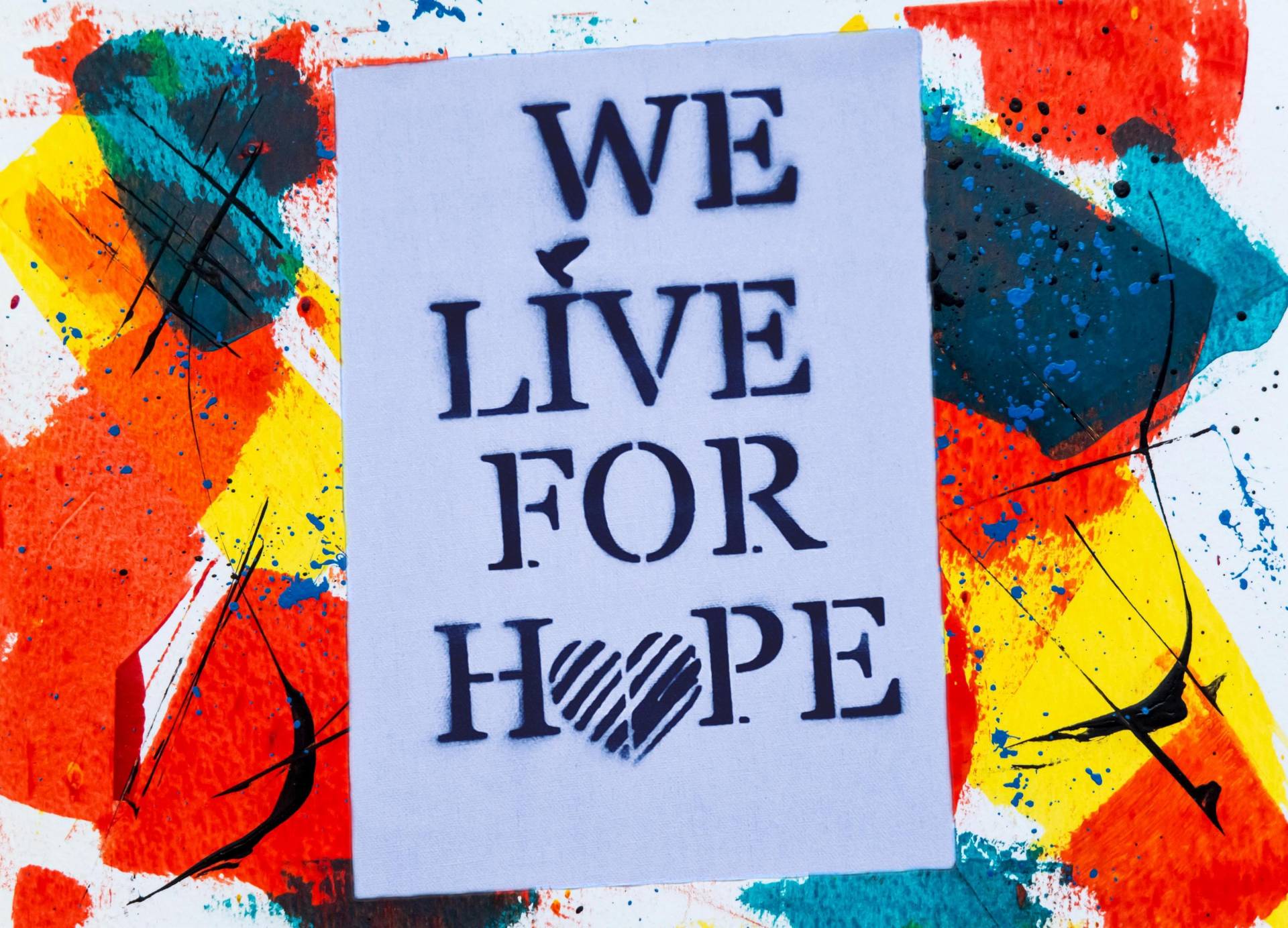 We Live For Hope Design - Handgemalter Rückenaufnäher Mit Weißer Ente We Live For Hope Design - Handgemalter Rückenaufnäher Mit Weißer Ente von weliveforhope