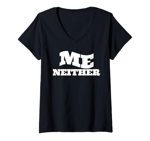 Damen ich Weder T-Shirt mit V-Ausschnitt von well neither