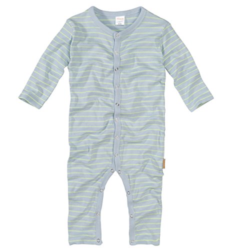 wellyou Baby und Kinder Schlafanzug/Pyjama aus Baumwolle in Hellblau Neongelb, Blau, 116 - 122 von wellyou