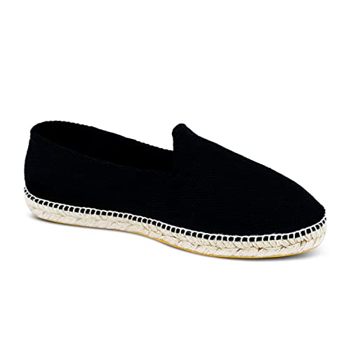 weltenmann Corralejo – Farbige Slip-on Espadrilles aus Baumwolle mit Schuhbeutel, Vulcano, 42, Handmade in Spain von weltenmann