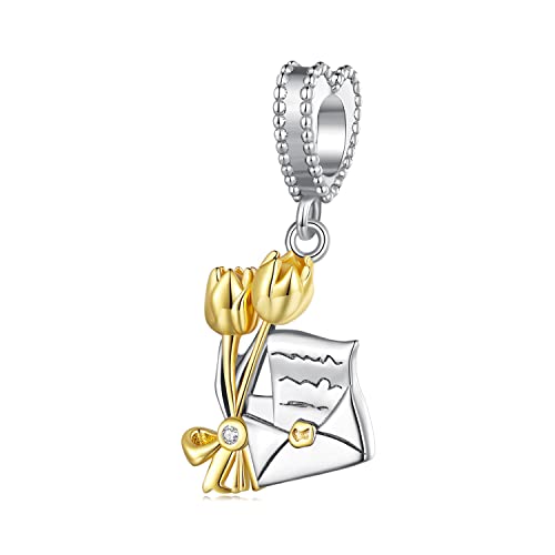 Rose Umschlag Charms passen Pandora Armband Sterling Silber Einladung Brief Dangle Anhänger Schmuck Perlen Geschenke für Frauen Rose Umschlag Charms passen Pandora Armband Sterling Silber Einladung Brief Dangle Anhänger Schmuck Perlen Geschenke für Frauen von wenyin