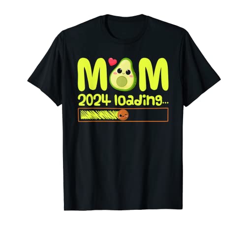 Mama loading 2024 werdende Mama Babyparty 2024 Mama werden T-Shirt von werdende Mama 2024 Geschenk Vorhersage Baby Wunsch