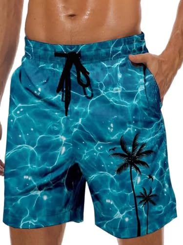 werfami Badehose Herren Lang Badeshorts Männer mit Innenhose Schwimmhosen Knielang Strandshorts Jungen Bademode für Herren Surfen Schnelltrocknend Blaue Wellen L werfami Badehose Herren Lang Badeshorts Männer mit Innenhose Schwimmhosen Knielang Strandshorts Jungen Bademode für Herren Surfen Schnelltrocknend Blaue Wellen L von werfami