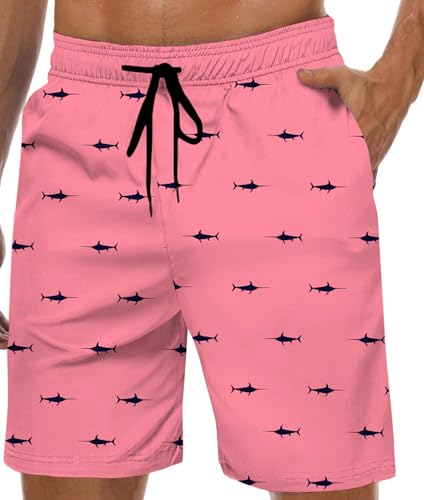 werfami Badehose Herren Lang Badeshorts Männer mit Innenhose Schwimmhosen Knielang Strandshorts Jungen Bademode für Herren Surfen Schnelltrocknend Rosa 2XL werfami Badehose Herren Lang Badeshorts Männer mit Innenhose Schwimmhosen Knielang Strandshorts Jungen Bademode für Herren Surfen Schnelltrocknend Rosa 2XL von werfami