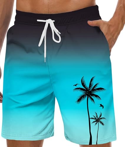 werfami Badehose Herren Lang Badeshorts Männer mit Innenhose Schwimmhosen Knielang Strandshorts Jungen Bademode für Herren Surfen Schnelltrocknend Schwarz Blau Gradient M werfami Badehose Herren Lang Badeshorts Männer mit Innenhose Schwimmhosen Knielang Strandshorts Jungen Bademode für Herren Surfen Schnelltrocknend Schwarz Blau Gradient M von werfami
