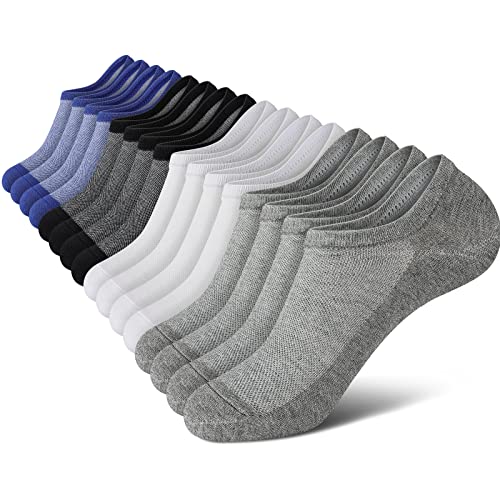 wernies Herren no show socken low cut socke, 8 paare beiläufige dünne baumwolle nicht beleg athletisch loafers unsichtbare socke One Size Mix offarbigs-002ï¼ˆ8 Pairsï¼‰ von wernies