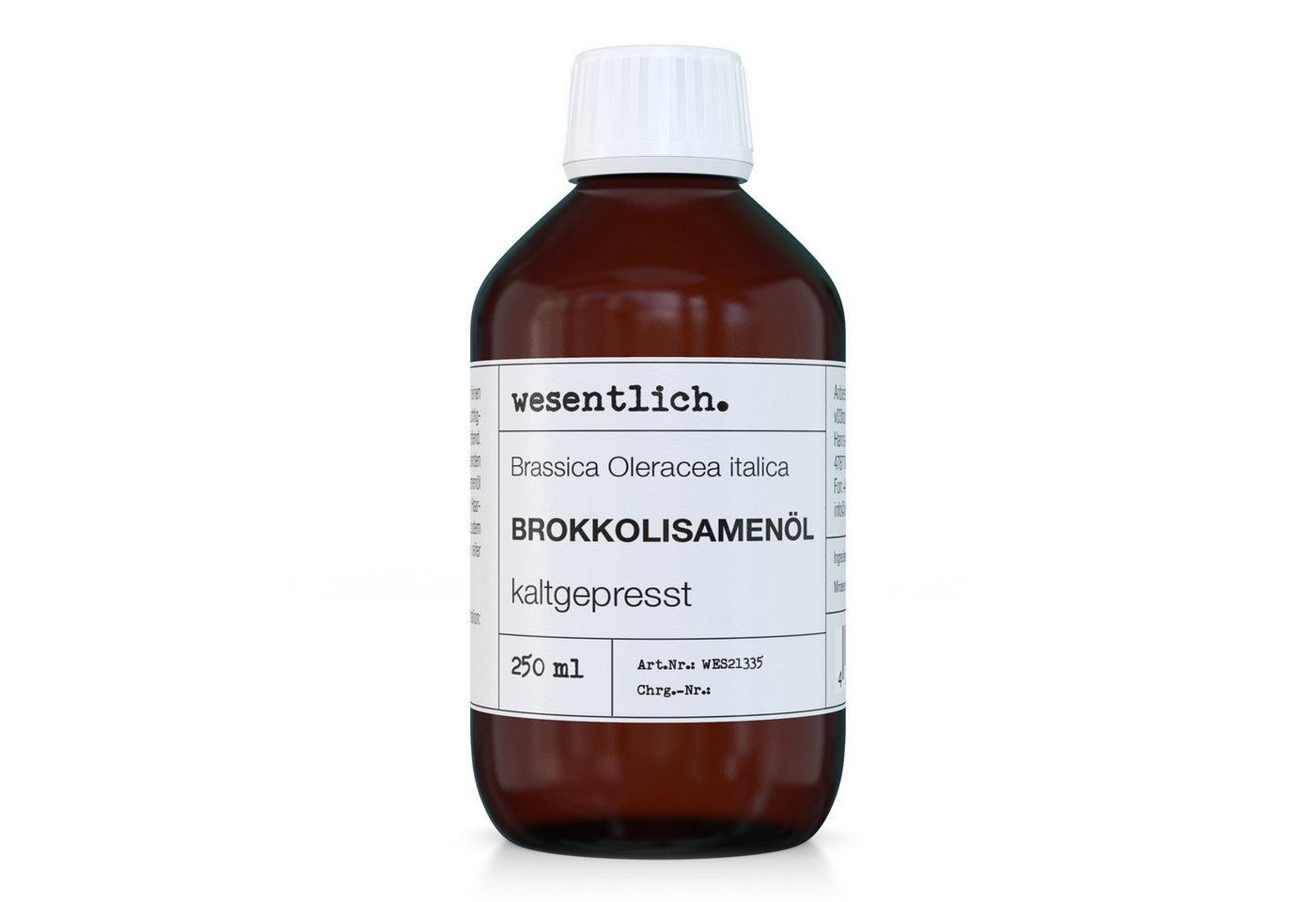 wesentlich. Körperöl Brokkolisamenöl 250ml von wesentlich.