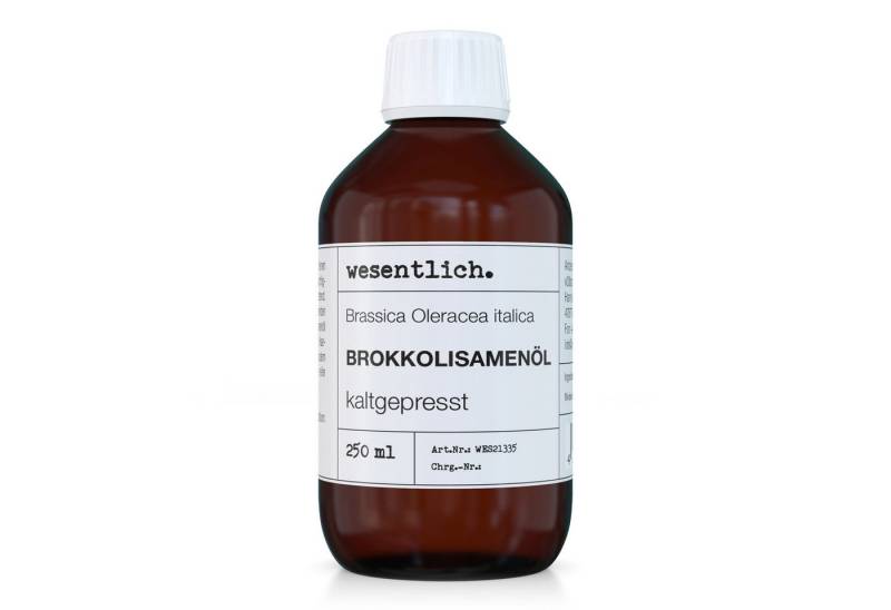 wesentlich. Körperöl Brokkolisamenöl 250ml von wesentlich.