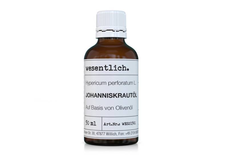 wesentlich. Körperöl Johanniskrautöl 50ml von wesentlich.