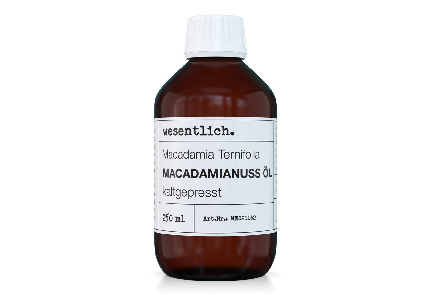 wesentlich. Körperöl Macadamianussöl 250ml von wesentlich.