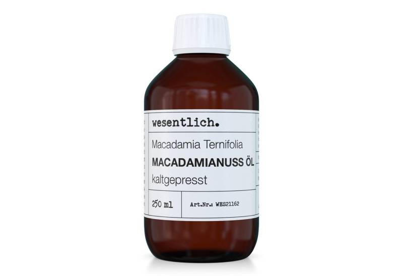 wesentlich. Körperöl Macadamianussöl 250ml von wesentlich.
