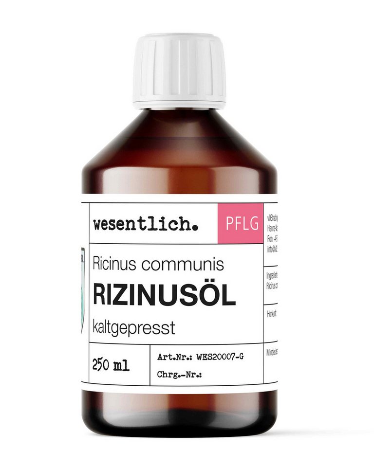 wesentlich. Körperöl Rizinusöl kaltgepresst 250ml von wesentlich.