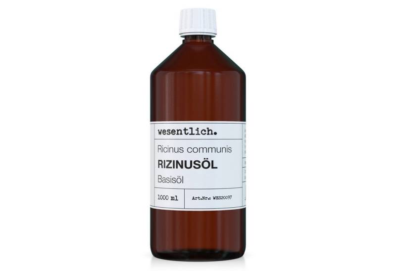 wesentlich. Körperöl Rizinusöl raffiniert (1000ml)von wesentlich. von wesentlich.